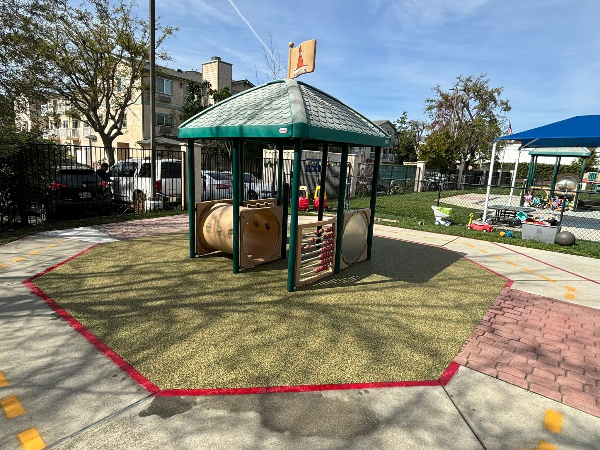 School Playground with Rubber Surfacing